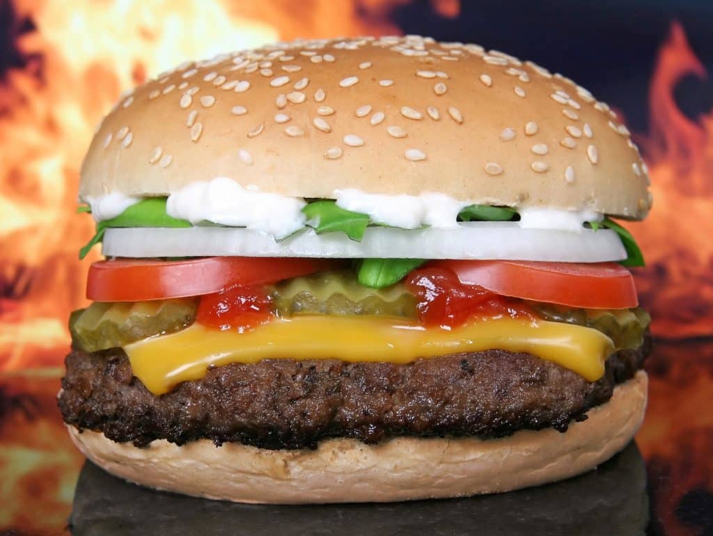 המבורגר בקר טחון